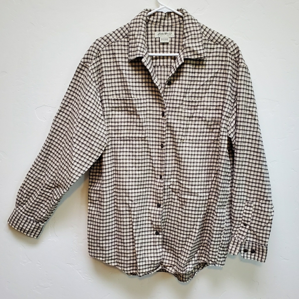 Eddie Bauer Vintage Plaid Button-down